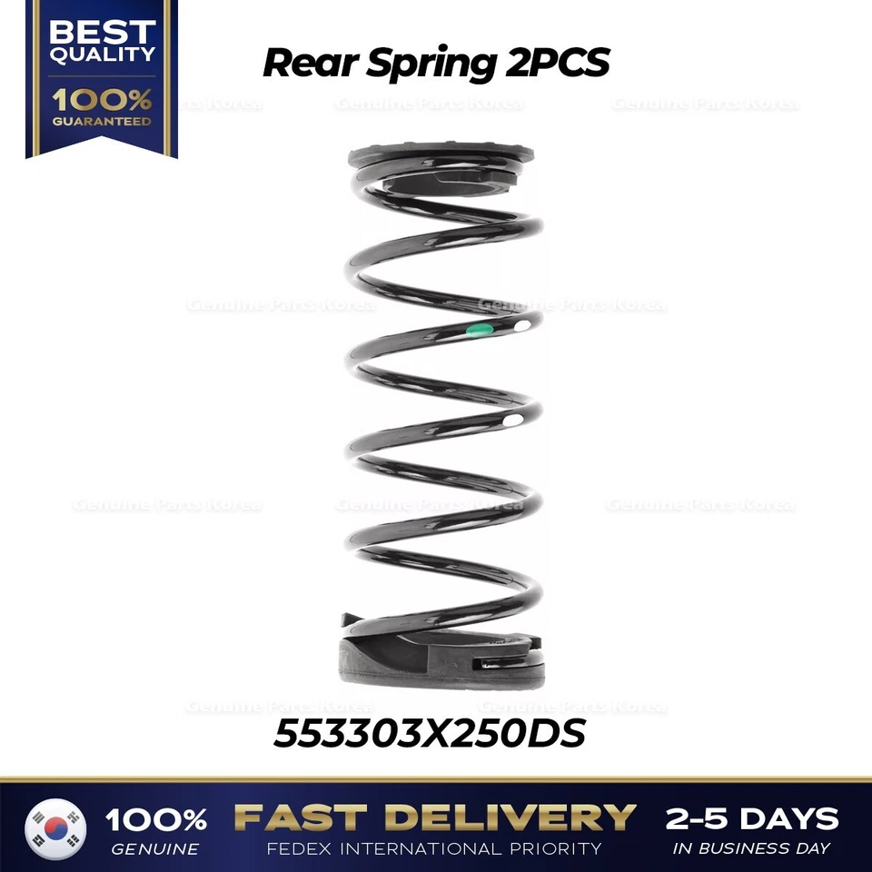 ⭐Genuino⭐ Muelle trasero 2 piezas 553303x250ds para Hyundai Elantra Foto 2 de 4