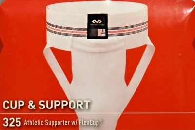 McDavid Athletic Supporter w/ FlexCup Adult / Teen 4 Sizes White, Free Shipping!