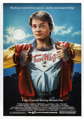 Teen Wolf 80's Eighties Michael J Fox Film Poster / Print