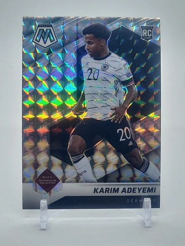 2021-22 Panini FIFA World Cup Mosaic Prizm Parallel RC Karim Adeyemi Germany #66