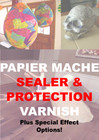 Clear Dry Satin Papier Mache Match Stick Miniature Model Varnish Sealer Glue