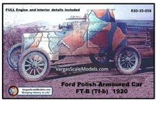 1/35 Ford Polish Armored Car FT-B (Tf-b)  Tamiya, Meng, Resicast, Takom, CSM FCM