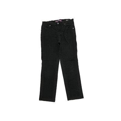Gloria Vanderbilt Amanda Straight Leg Women's size 4P Black Denim Jeans