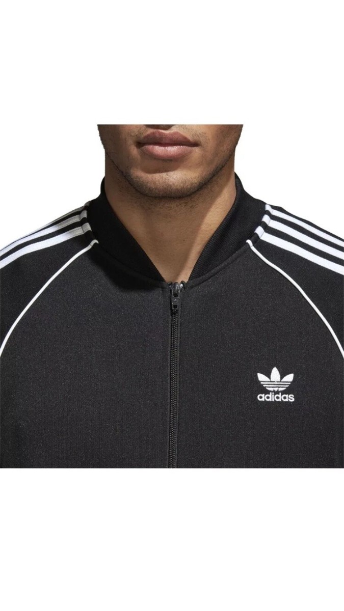 MEN'S ADIDAS ORIGINALS SUPERSTAR TRACK JACKET ~SIZE LARGE #CW1256