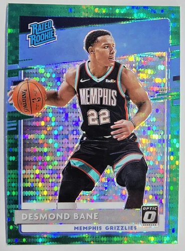 2020-21 Donruss Optic Fanatics Box Set Green Pulsar Desmond Bane Rated Rookie 
