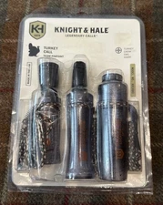 NEW Knight & Hale TEAM PINPOINT Turkey Call KH1680 3-PACK WOODPECKER CROW OWL