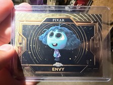 Marketplace image: Topps Chrome Pixar/Disney Inside Out 2 Envy Superfractor 1/1 Card #96