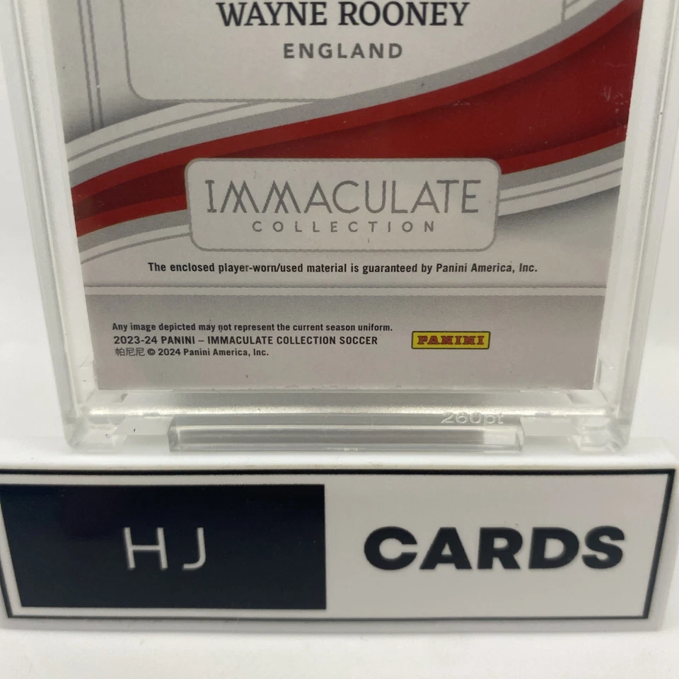 2023-24 Panini Immaculate Collection - Boot Memorabilia Wayne Rooney #Bm-Wr /45 - Image 3 of 3