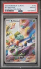 2024 POKEMON SCR EN-STELLAR CROWN ILLUSTRATION RARE #143 BULBASAUR PSA 8