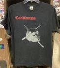 RARE Candelmass Medium Black Short Sleeve Swedish Doom Metal Band Tee