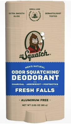 Dr. Squatch Fresh Falls Men's Natural Deodorant 2.65 oz. Aluminum Free