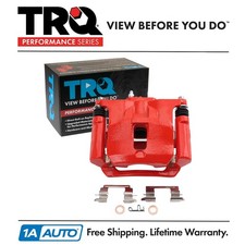 TRQ Performance Rear Left Brake Caliper Red P...