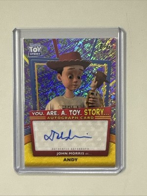 2025 Topps 30 Years Of Toy Story John Morris As Andy Auto /75 | eBay