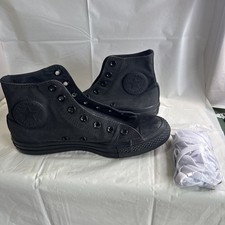 Converse Chuck Taylor All Star High All Black Monochrome Men s 6 Women's Sz8