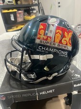 CJ Gardner-Johnson Signed Full Size Replica SB LIX Champs Helmet Eagles BAS