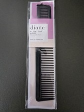 Pack of 20 Diane 8" Flat Top Comb Black Plastic Great for Clipper