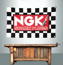 NGK SPARK PLUGS 3' X 5' BANNER FLAG