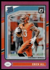 2024 Donruss Optic #233 Erick All Jr. Pink Cincinnati Bengals NM+