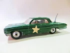 CORGI 358 'OLDSMOBILE SUPER 88 ARMY HQ STAFF CAR'. GREEN. VINTAGE.