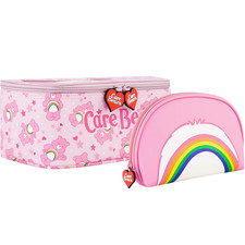 Care Bears Cosmetic Case Set, Rainbow and Cheer Bear 2-Piece Travel Cosmetic Car