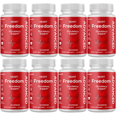 Heart Freedom Heart Health Support Formula (8 Bottles) Genuine Energy Supplement