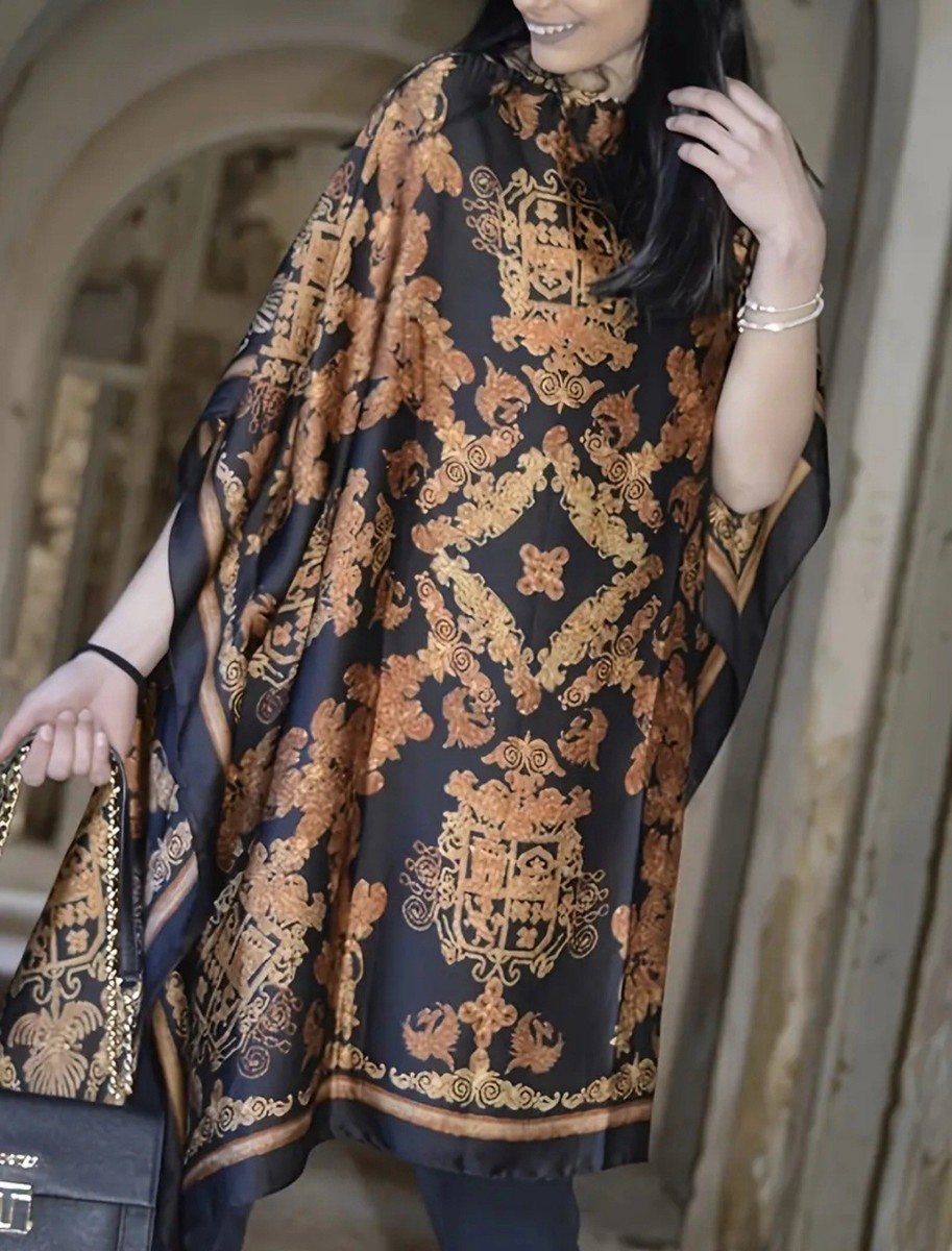 strapless open back dress Ladies Full Length Maxi Kaftan Floral Dress in Navy  Looking Glam