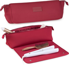 Hair Tools Travel Bag  Heat Resistant Mat 15.5" for Flat Irons, Straighteners