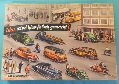 WAS WIRD HIER FALSH GEMACHT? BOARD GAME IN GERMAN