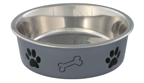 Ciotola per Cani 1,4L Antiscivolo in Acciaio Rivestito in Plastica – Design Zamp - Foto 2 di 6