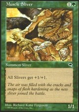 4x Muscle Sliver ~ Moderately Played Tempest MTG Magic x4 4 UltimateMTG Playset 