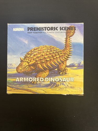 1974 Aurora Armored Dinosaur Prehistoric Scenes Complete Model 744