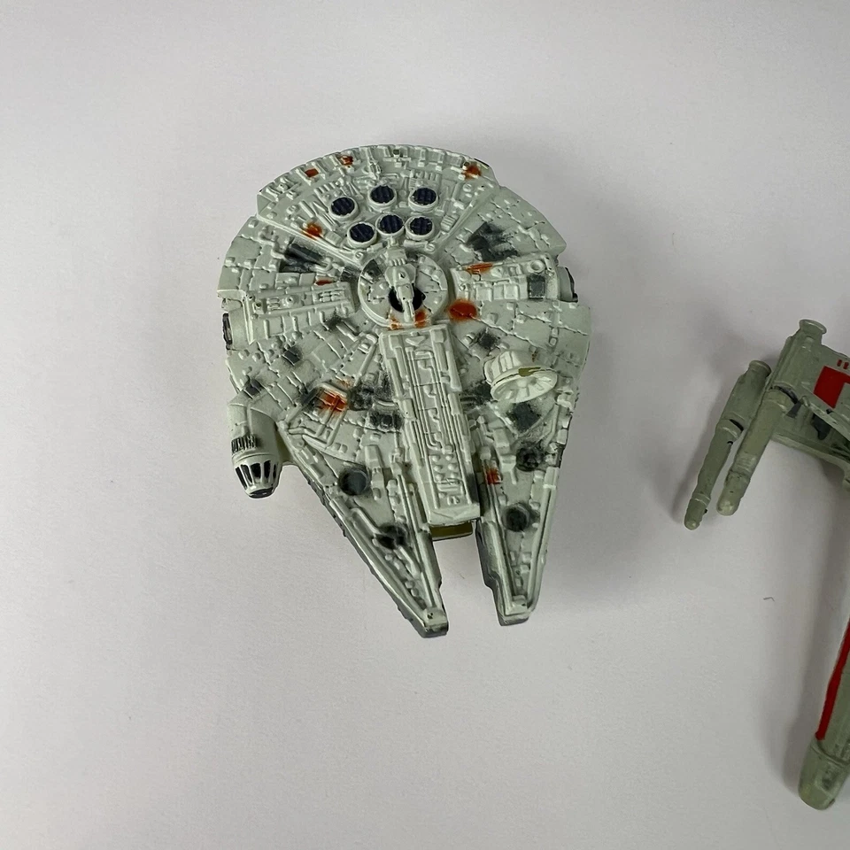 Star Wars Micro Máquinas Figuras Han Solo, C-3PO, Obi Wan, Ewok, X-Wing Lote de 8 Foto 2 de 4