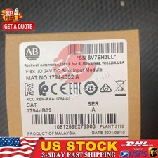 New Factory Sealed AB 1794-IB32 FLEX I/O SER A Input Module 1794IB32