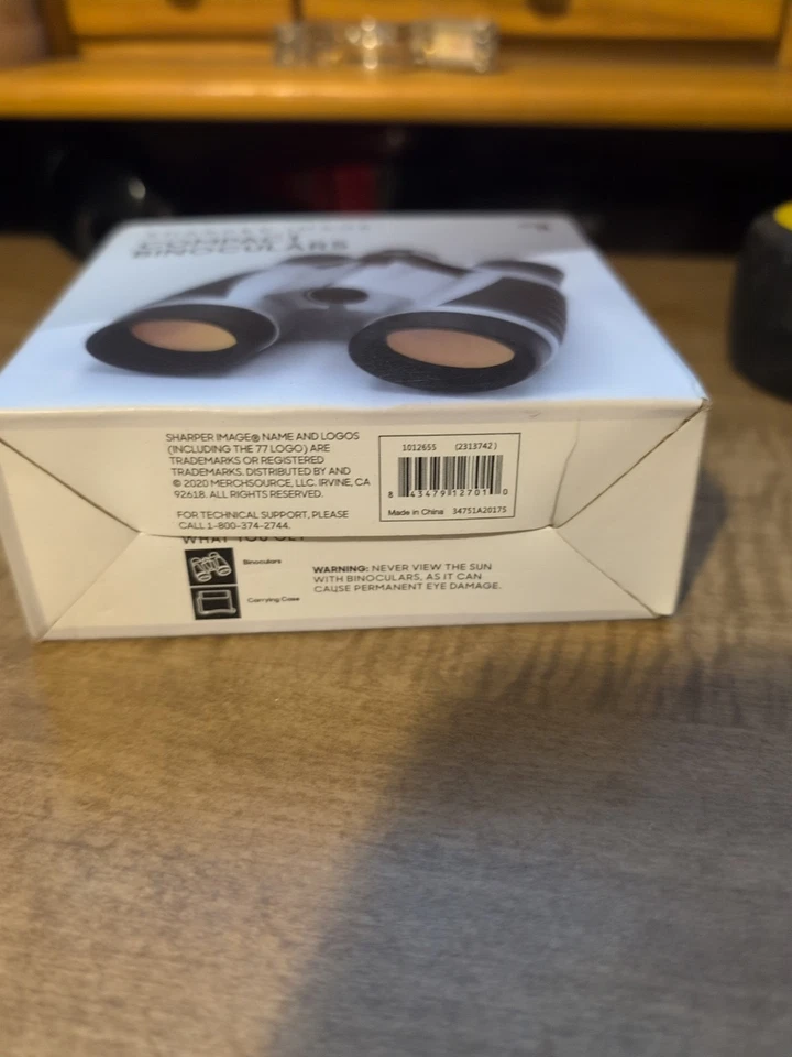 Sharper Image Compact Binoculars RubyCoated Glare-Free Optics w/Strap & Case - Image 2 of 3