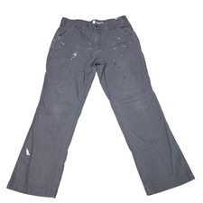 Vintage Carhartt Carpenter Pants sz 34x30 Grey Relaxed Straight Canvas Utility