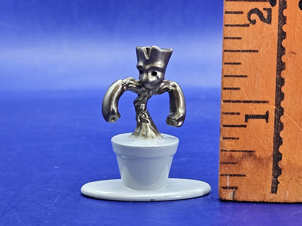 Figura 1.5" Juguete Jada Marvel Guardianes de la Galaxia Diecast GROOT IN POT 98964 Foto 4 de 4