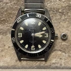 Vintage Timex 600 Ft Feet Skindiver 1257 Dive Watch 1967 For Repair