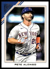 Pete Alonso 2022 Topps Gallery #195 Mets MLB READ FREE SHIPPING AutographDen