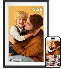 10.1" WiFi Frameo Digital Picture Frame, 32GB HD IPS Touch Screen