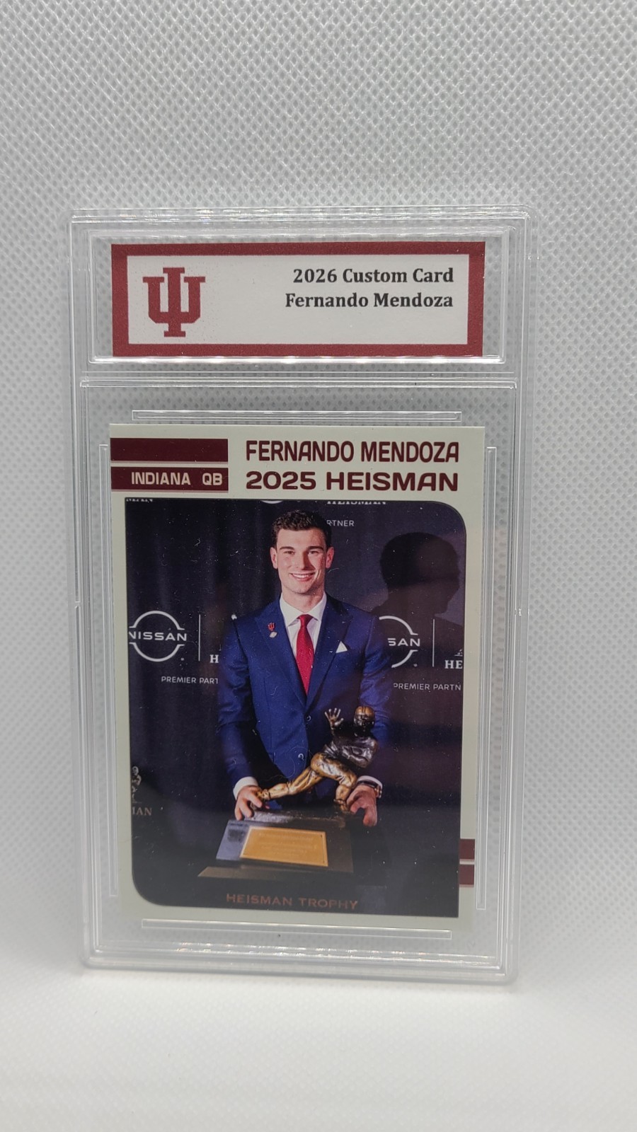 Fernando Mendoza Indiana Hoosiers Custom Card Custom Slab Heisman Heismendoza