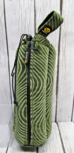 Vatra Tube Velvet Bag Hookah Shisha Pipe Glass Protection Green Swirl 14"
