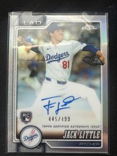2026 Topps Chrome - Jack Little RC RA-JL1 LA Dodgers On-Card Rookie Auto /499⚾️. rookie card picture