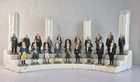 Marx Presidential Figure Styrofoam Display Set 34 Plastic Presidents Painted