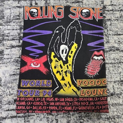 Vtg 1994 The Rolling Stones Voodoo Lounge T-Shirt Large World Tour