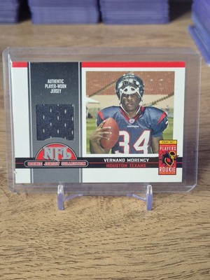 2005 Topps Total Football Vernand Morency RC Houston Texans Player-Worn Patch #6