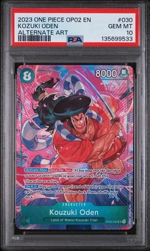2023 One Piece OP02-Paramount War Kozuki Oden Alternate Art 030