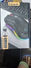 Jycste Wireless Lightweight Gaming Mouse Ultralight Honeycomb Mice with RGB LED
