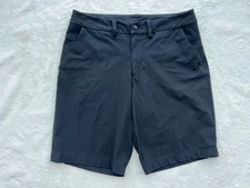 Lululemon The Works 11" Short Mens 32 Black Chino Warpstreme Fabric