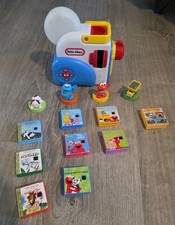 Little Tikes Story Dream Machine Projector With 9 Books Lion Elephant Puppy Elmo