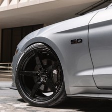 20 Velgen Classic5 Gloss Black Concave Wheels Rims Fits Ford Mustang Gt